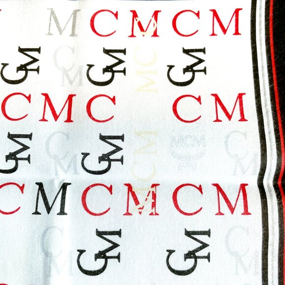 Authentic Modern Creation München MCM Logo Scarf - Picture 5 of 9